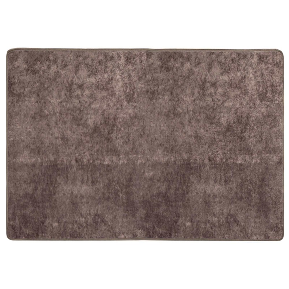 vidaXL Χαλί Runner MARSA Γκρι 100 x 150 cm Πολυέστερ και PVC