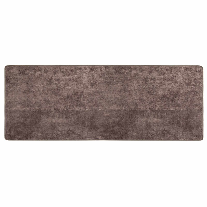 vidaXL Χαλί Runner MARSA Γκρι 100 x 250 cm Πολυέστερ και PVC