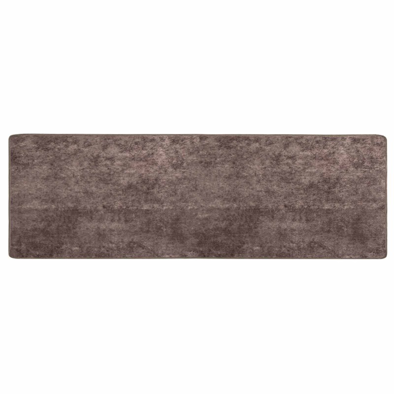 vidaXL Χαλί Runner MARSA Γκρι 100 x 300 cm Πολυέστερ και PVC