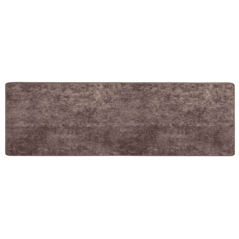 vidaXL Χαλί Runner MARSA Γκρι 100 x 350 εκ. Πολυέστερ και PVC