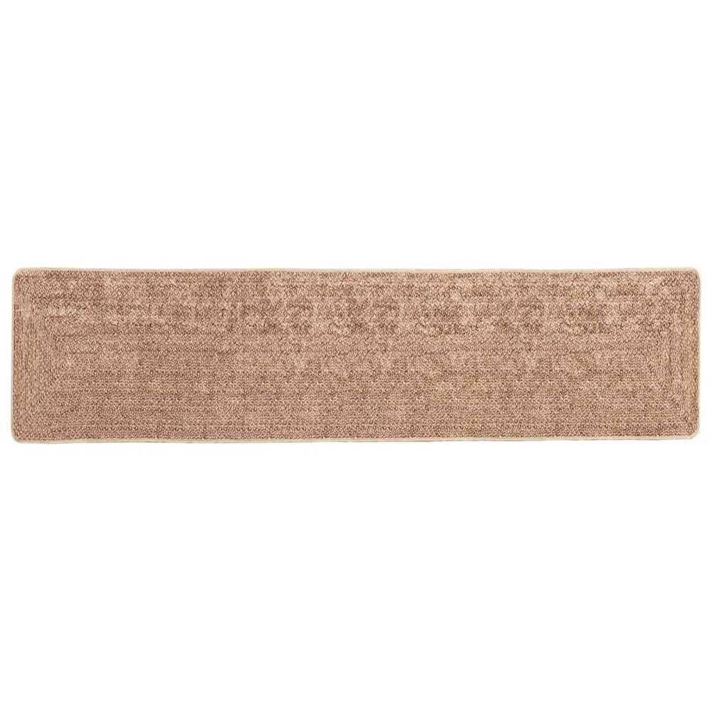 vidaXL Χαλί Runner MARSA Κίτρινο 80 x 300 cm Πολυέστερ και PVC