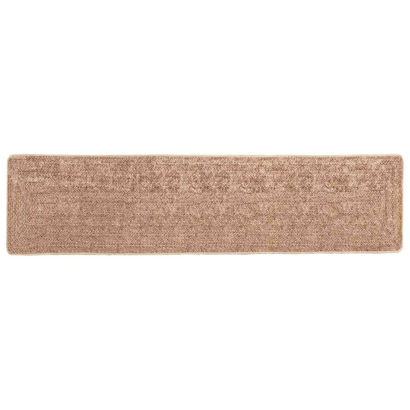 vidaXL Χαλί Runner MARSA Κίτρινο 80 x 300 cm Πολυέστερ και PVC