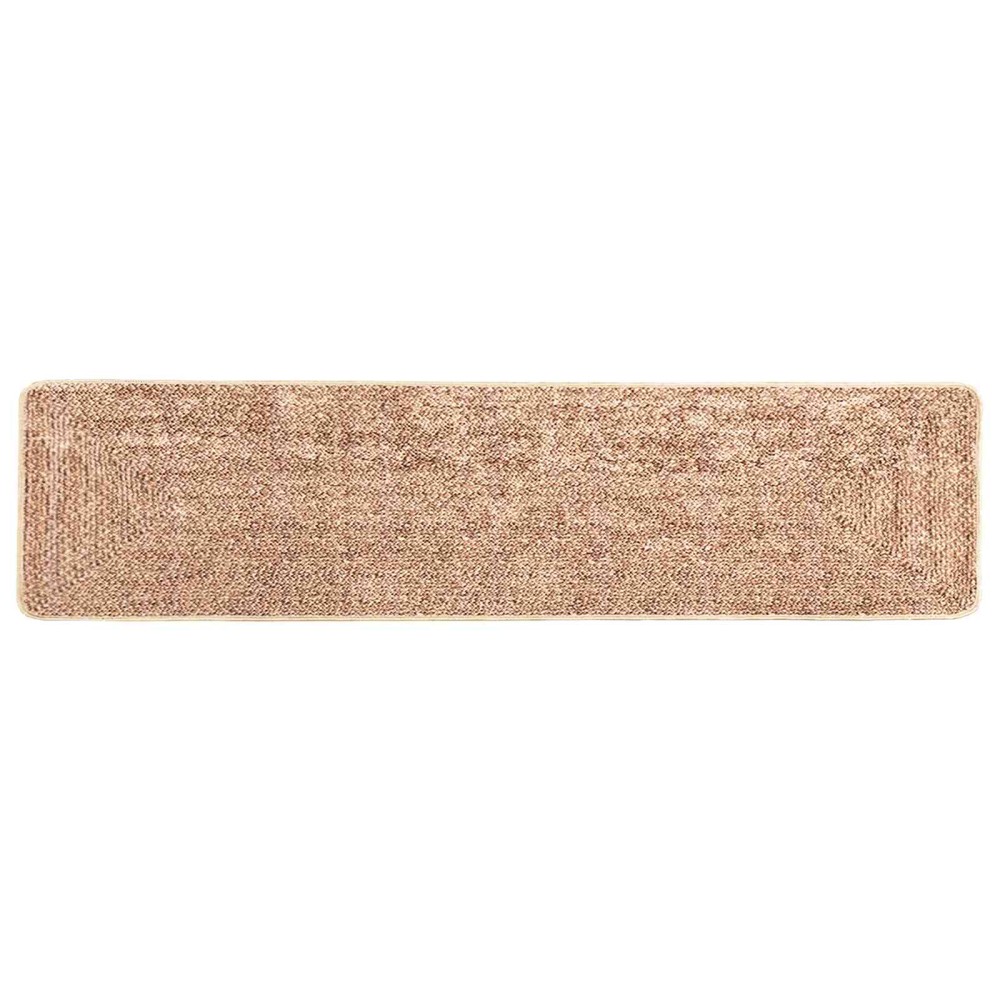 vidaXL Χαλί Runner MARSA Κίτρινο 80 x 450 εκ. Πολυέστερ και PVC