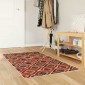 vidaXL Χαλί Runner MARSA Πολύχρωμο 100 x 200 cm Πολυέστερ και PVC