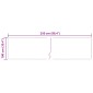 vidaXL Χαλί Runner MARSA Πολύχρωμο 100 x 250 cm Πολυέστερ και PVC