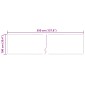vidaXL Χαλί Runner MARSA Πολύχρωμο 100 x 350 εκ. Πολυέστερ και PVC