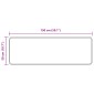 vidaXL Χαλί Runner MARSA Μαύρο 50 x 150 cm Πολυέστερ και PVC