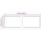 vidaXL Χαλί Runner MARSA Μαύρο 80 x 250 cm Πολυέστερ και PVC