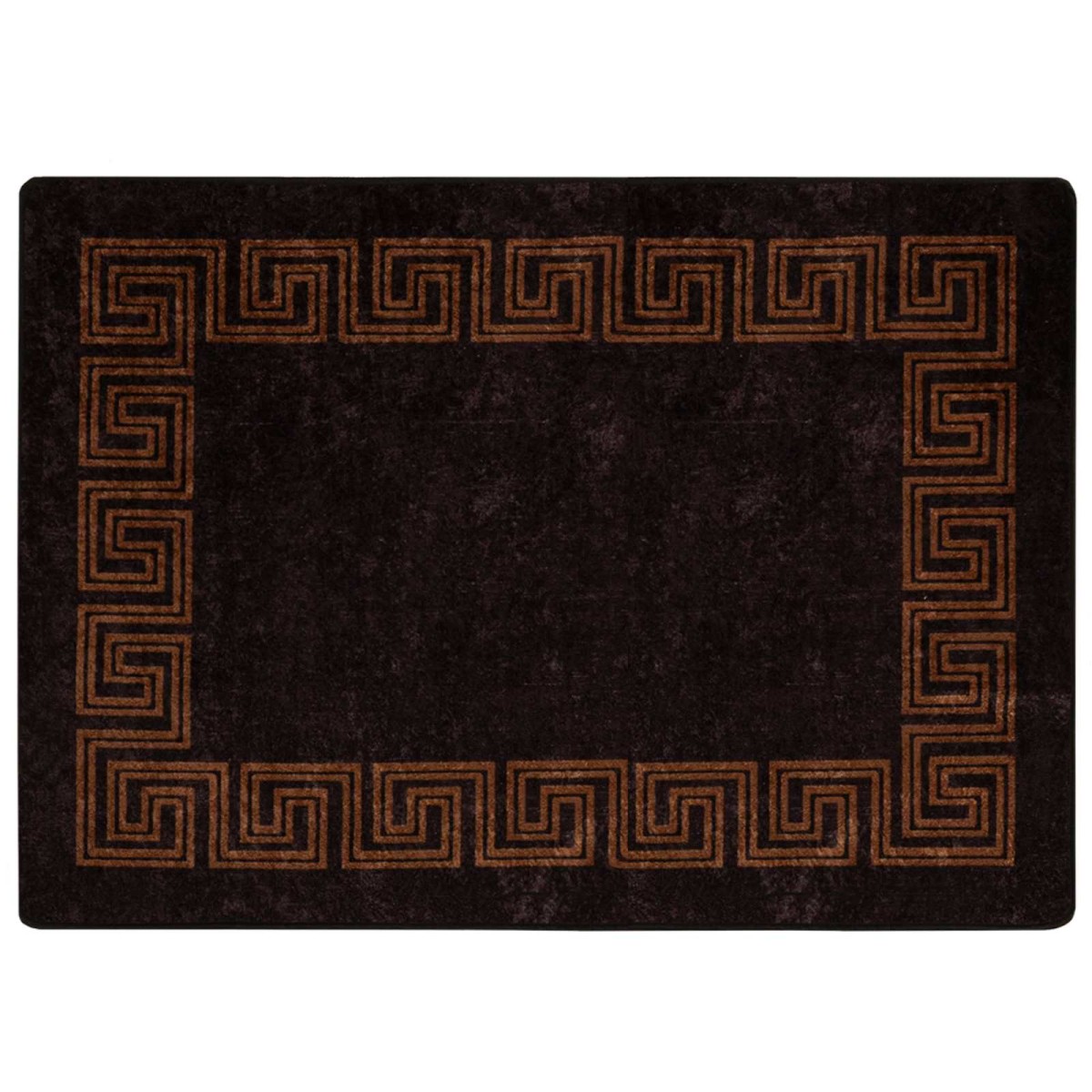 vidaXL Χαλί Runner MARSA Μαύρο 100 x 150 cm Πολυέστερ και PVC