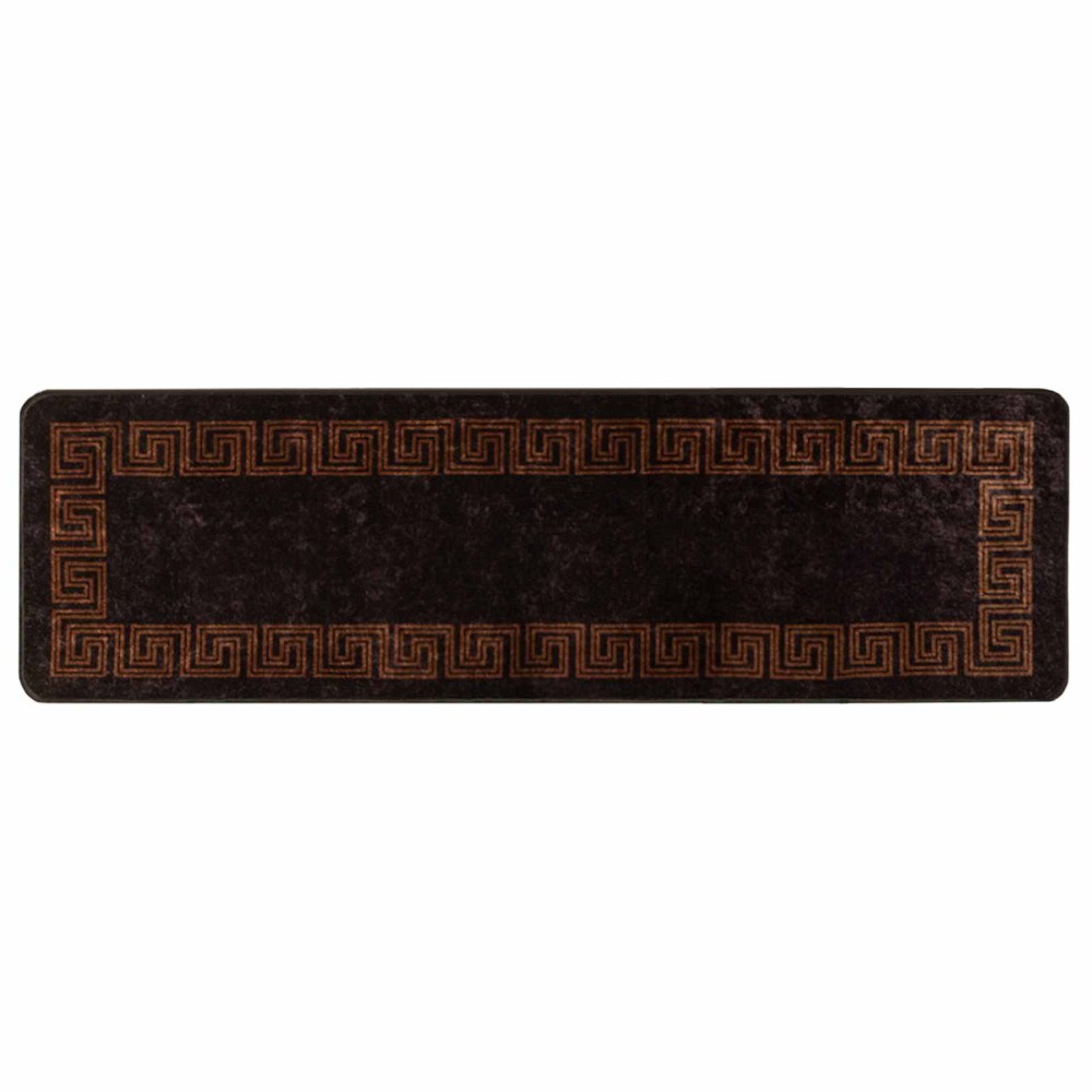 vidaXL Χαλί Runner MARSA Μαύρο 100 x 300 cm Πολυέστερ και PVC