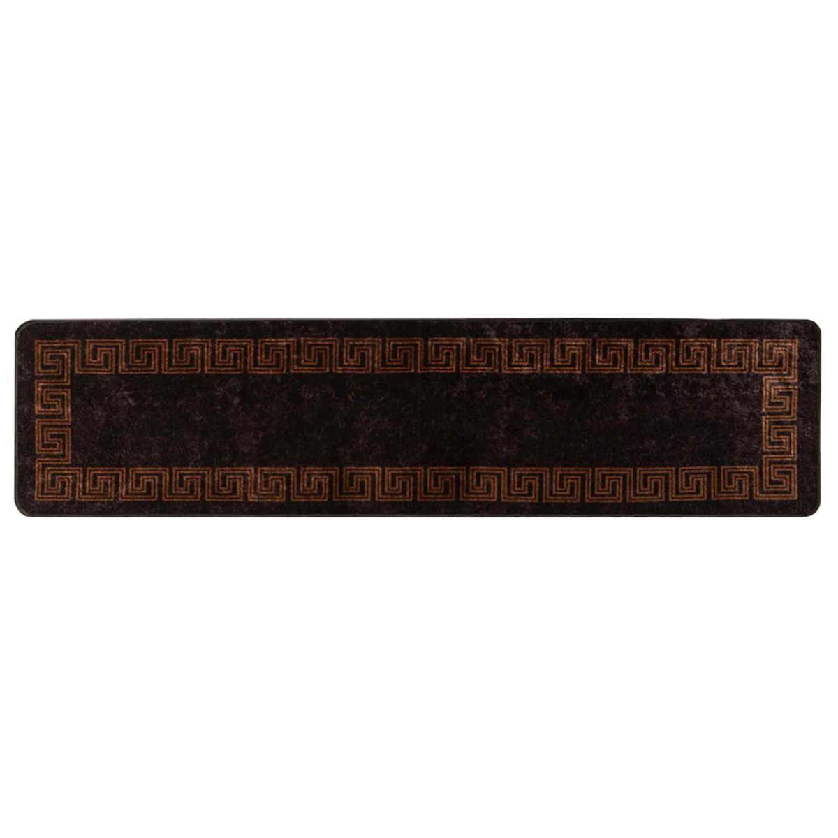 vidaXL Χαλί Runner MARSA Μαύρο 100 x 450 εκ. Πολυέστερ και PVC