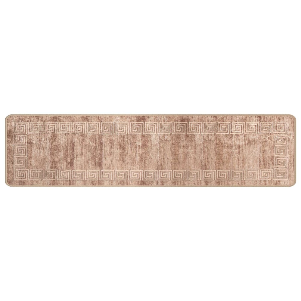 vidaXL Χαλί Runner MARSA Λευκός 50 x 250 εκ. Πολυέστερ και PVC