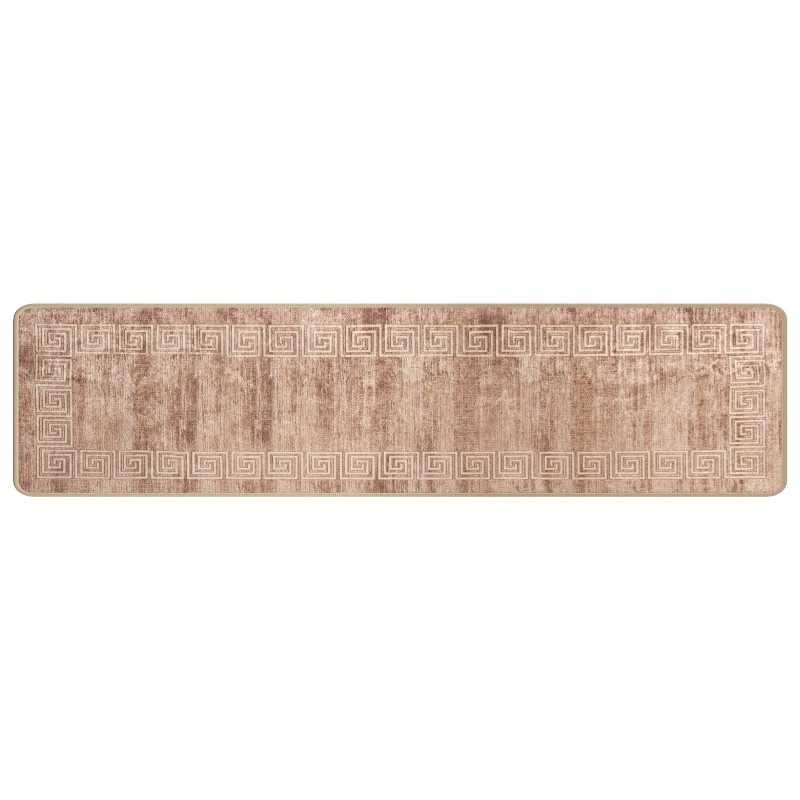 vidaXL Χαλί Runner MARSA Λευκός 50 x 400 εκ. Πολυέστερ και PVC