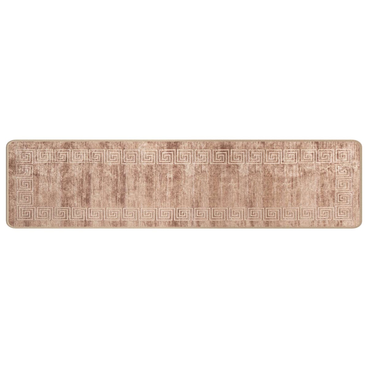vidaXL Χαλί Runner MARSA Λευκός 50 x 450 εκ. Πολυέστερ και PVC