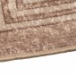 vidaXL Χαλί Runner MARSA Λευκός 80 x 100 cm Πολυέστερ και PVC