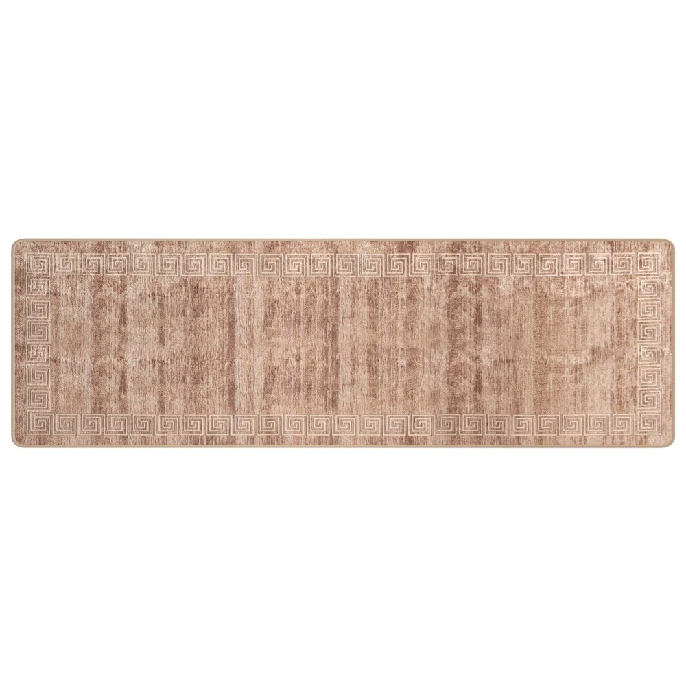 vidaXL Χαλί Runner MARSA Λευκός 80 x 350 εκ. Πολυέστερ και PVC