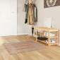 vidaXL Χαλί Runner MARSA Λευκός 100 x 100 cm Πολυέστερ και PVC