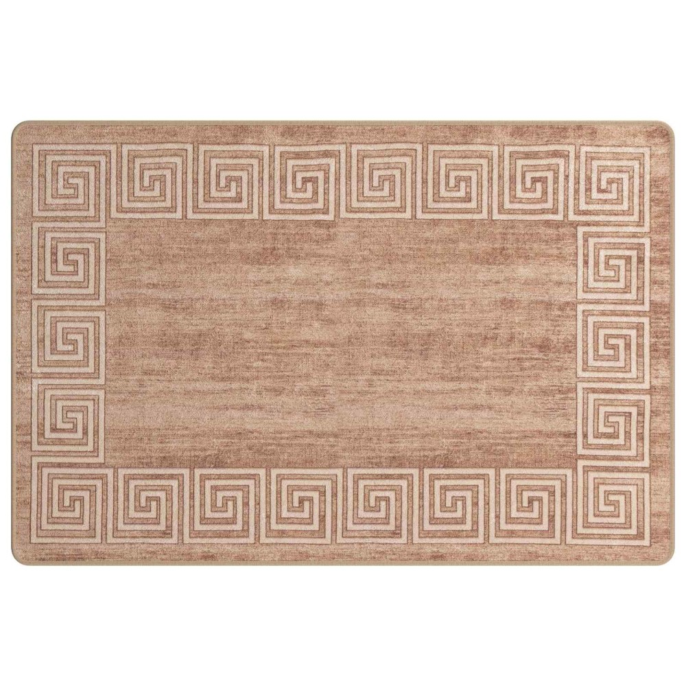 vidaXL Χαλί Runner MARSA Λευκός 100 x 150 cm Πολυέστερ και PVC