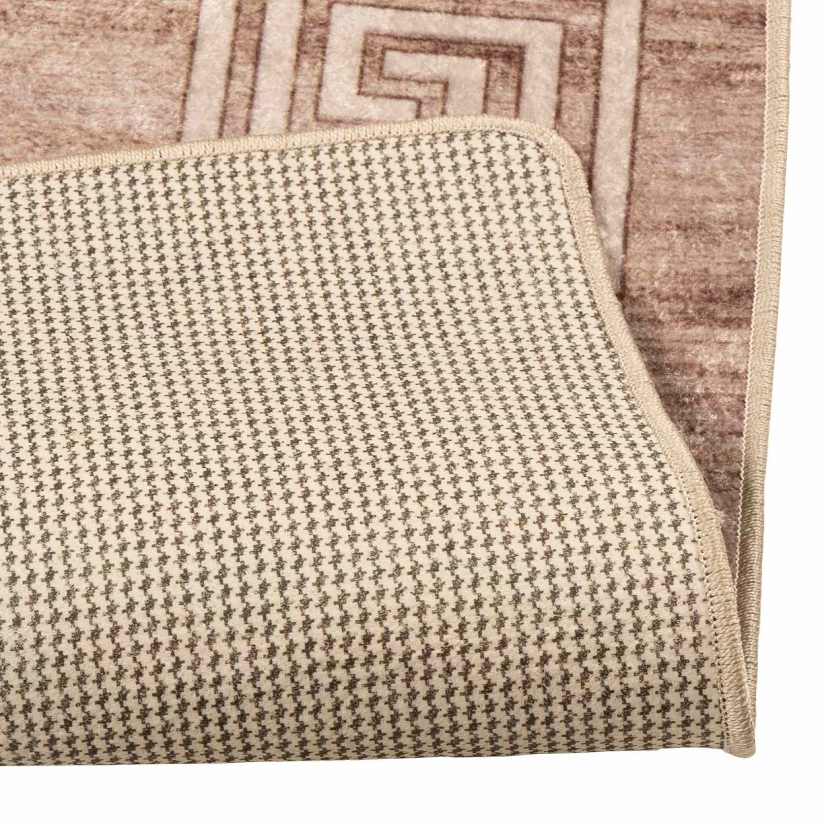 vidaXL Χαλί Runner MARSA Λευκός 100 x 300 cm Πολυέστερ και PVC