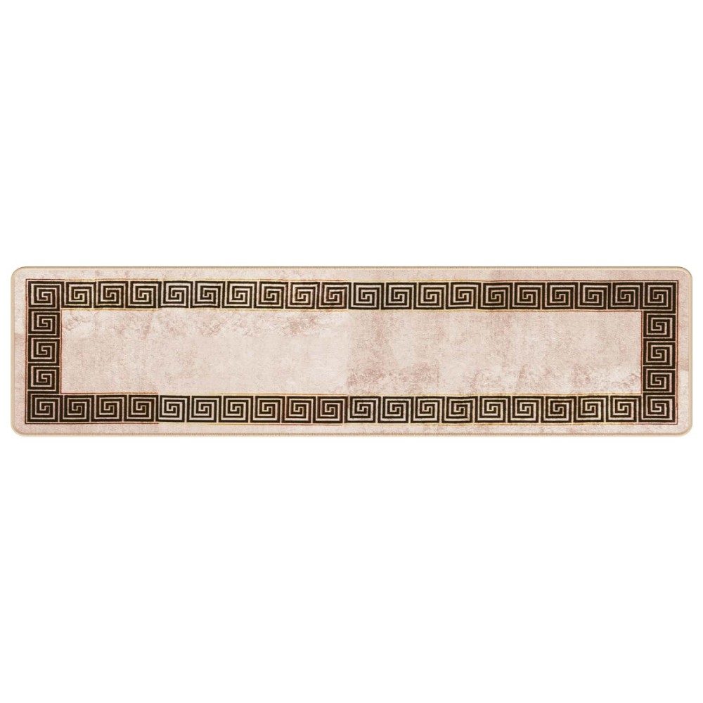 vidaXL Χαλί Runner MARSA Μαύρο 50 x 200 εκ. Πολυέστερ και PVC