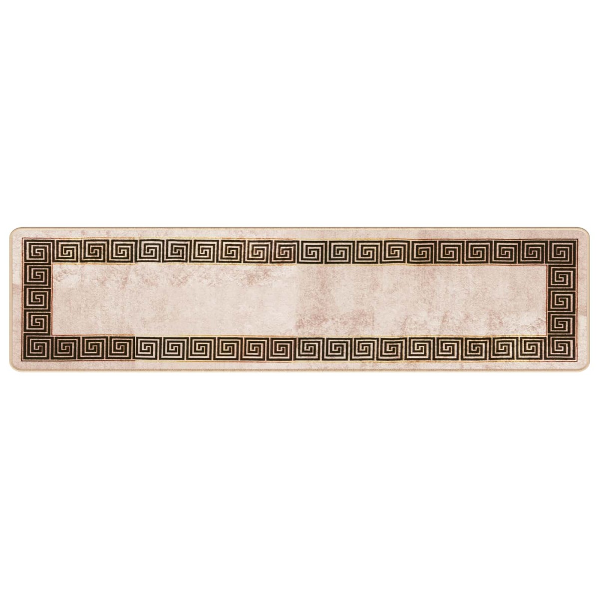 vidaXL Χαλί Runner MARSA Μαύρο 50 x 200 εκ. Πολυέστερ και PVC