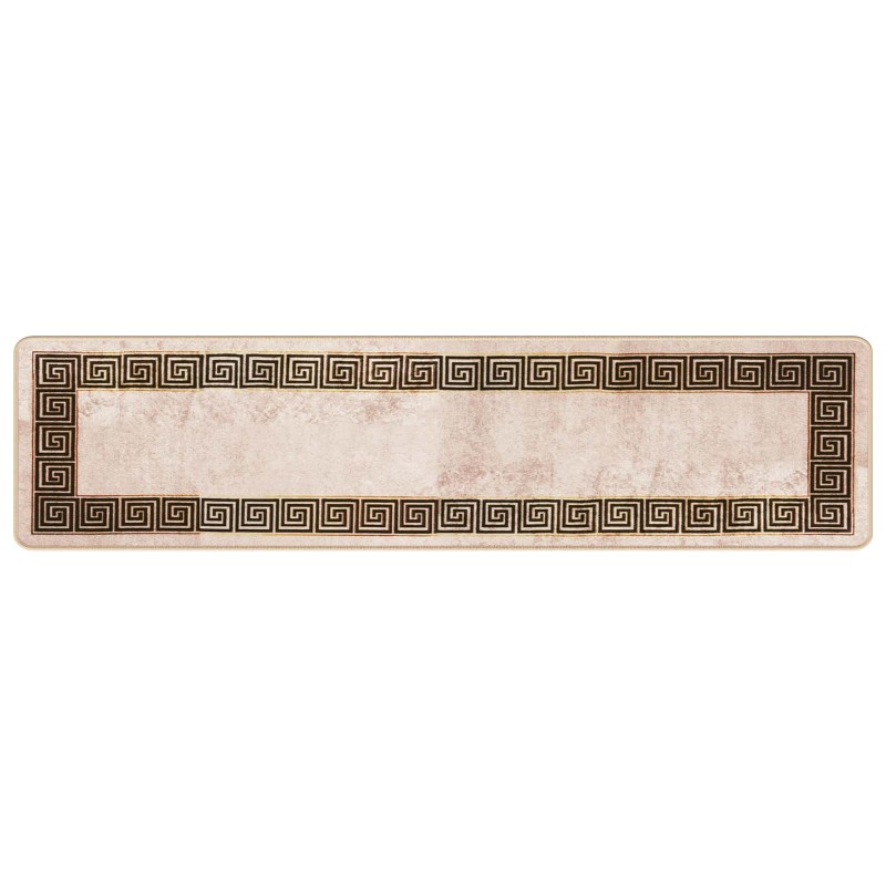 vidaXL Χαλί Runner MARSA Μαύρο 50 x 200 εκ. Πολυέστερ και PVC