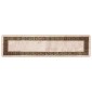 vidaXL Χαλί Runner MARSA Μαύρο 50 x 200 εκ. Πολυέστερ και PVC