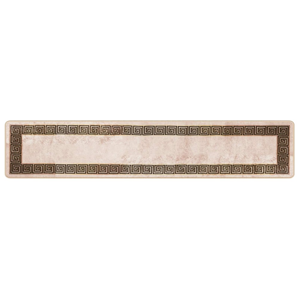 vidaXL Χαλί Runner MARSA Μαύρο 50 x 250 εκ. Πολυέστερ και PVC
