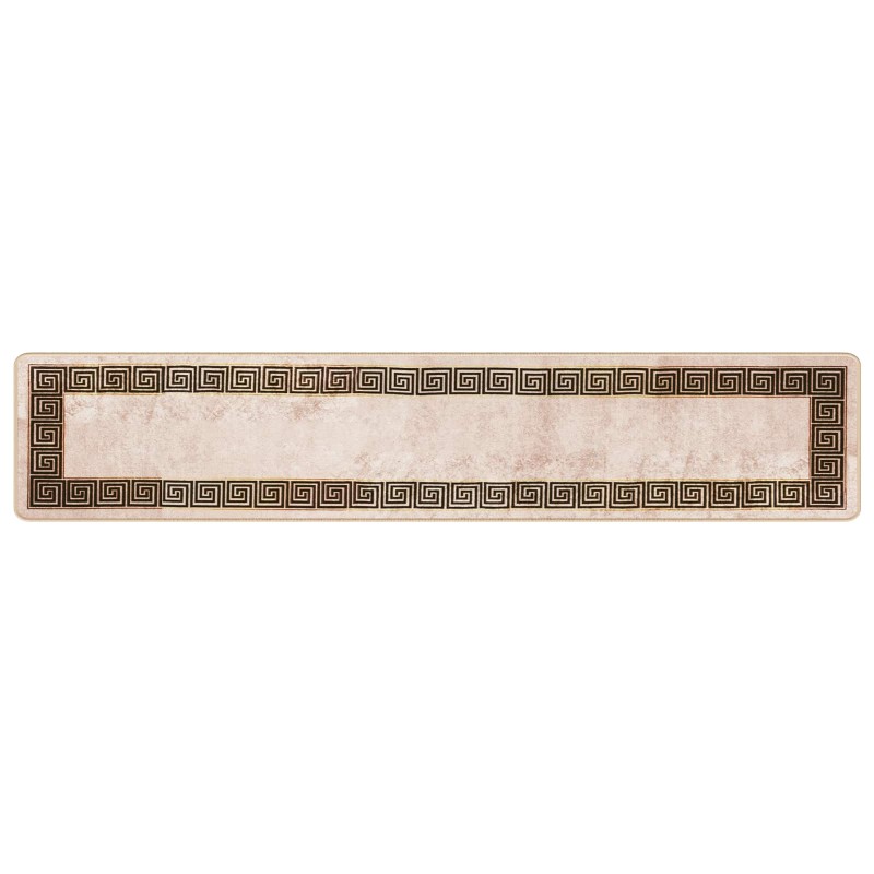 vidaXL Χαλί Runner MARSA Μαύρο 50 x 250 εκ. Πολυέστερ και PVC