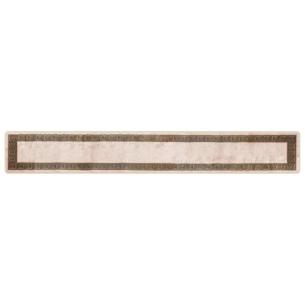 vidaXL Χαλί Runner MARSA Μαύρο 50 x 350 εκ. Πολυέστερ και PVC