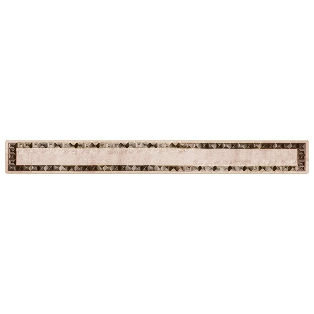 vidaXL Χαλί Runner MARSA Μαύρο 50 x 450 εκ. Πολυέστερ και PVC