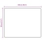 vidaXL Χαλί Runner MARSA Μαύρο 80 x 100 cm Πολυέστερ και PVC