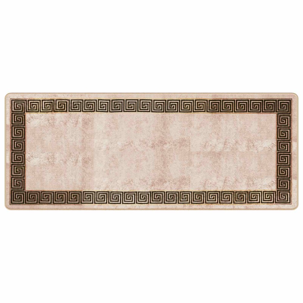 vidaXL Χαλί Runner MARSA Μαύρο 80 x 200 cm Πολυέστερ και PVC