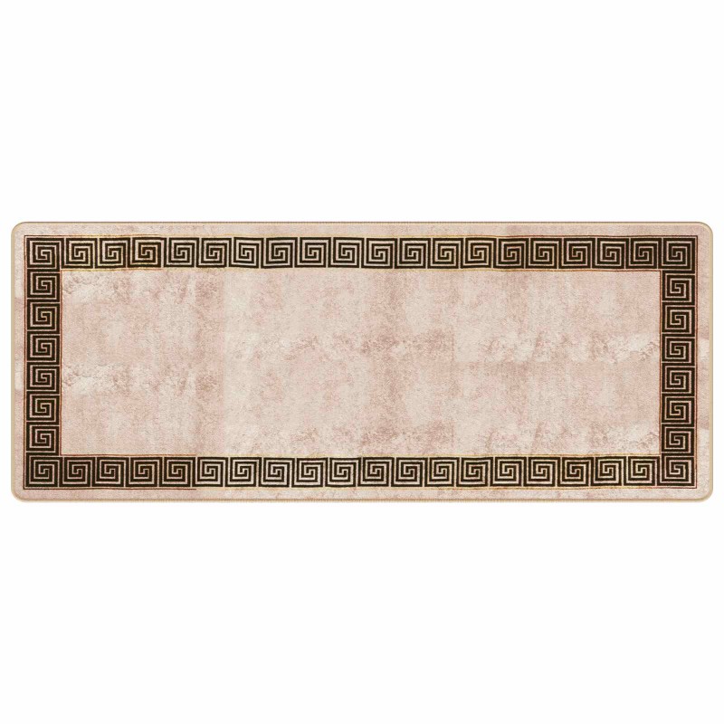 vidaXL Χαλί Runner MARSA Μαύρο 80 x 200 cm Πολυέστερ και PVC