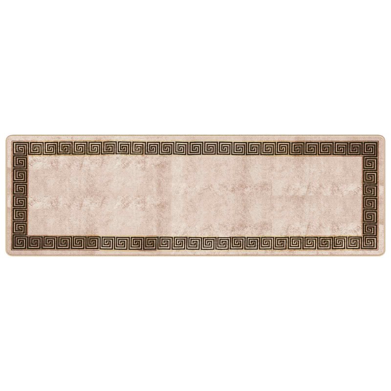 vidaXL Χαλί Runner MARSA Μαύρο 80 x 250 cm Πολυέστερ και PVC
