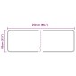 vidaXL Χαλί Runner MARSA Μαύρο 80 x 250 cm Πολυέστερ και PVC