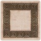 vidaXL Χαλί Runner MARSA Μαύρο 100 x 100 cm Πολυέστερ και PVC