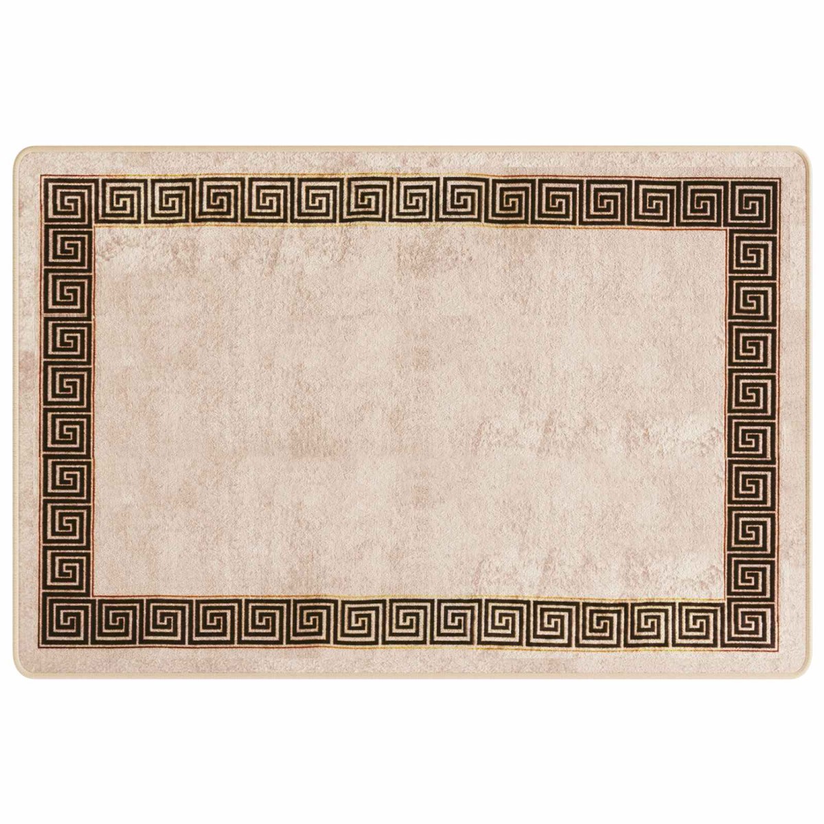 vidaXL Χαλί Runner MARSA Μαύρο 100 x 150 cm Πολυέστερ και PVC