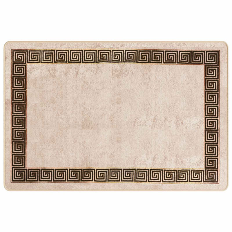 vidaXL Χαλί Runner MARSA Μαύρο 100 x 150 cm Πολυέστερ και PVC