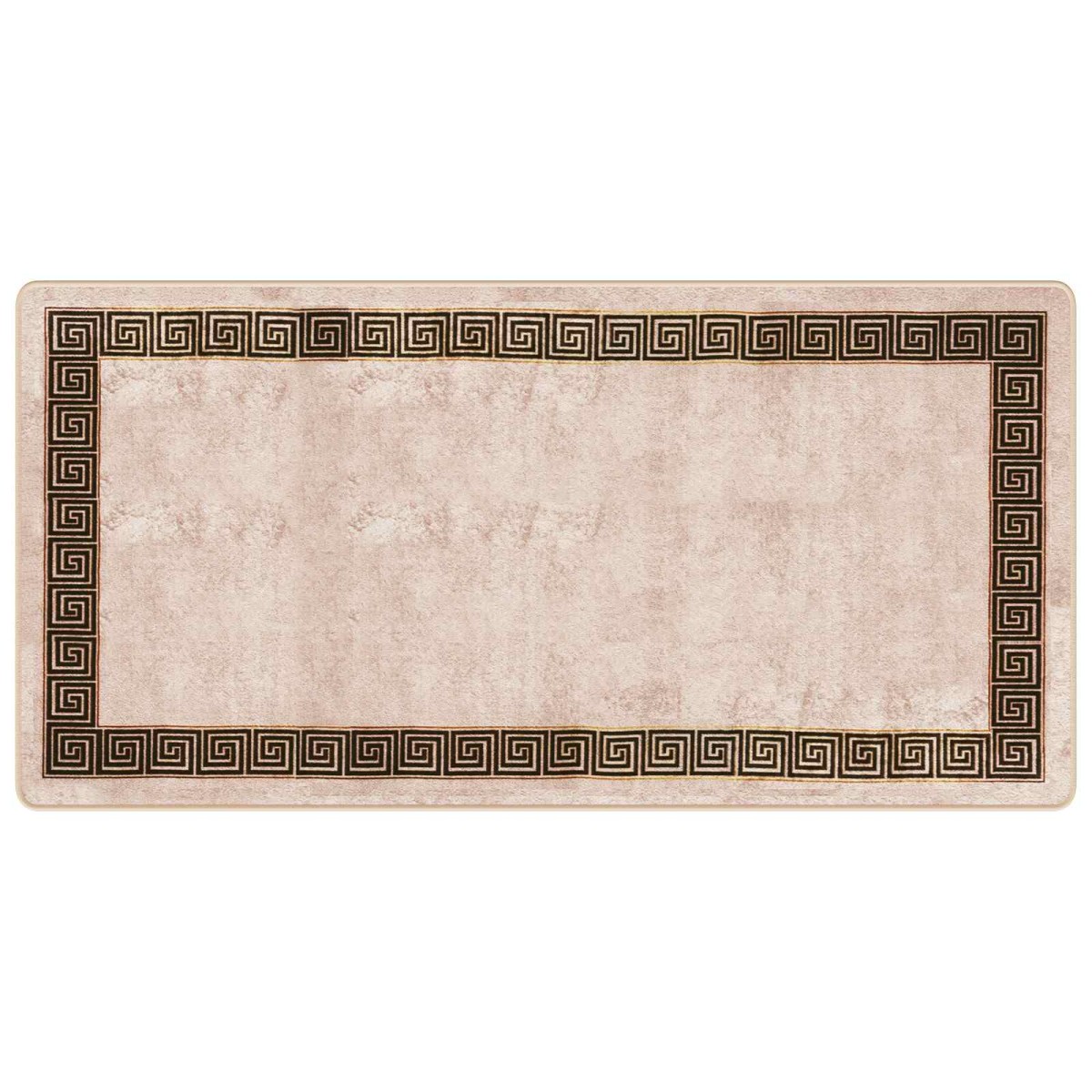 vidaXL Χαλί Runner MARSA Μαύρο 100 x 200 cm Πολυέστερ και PVC
