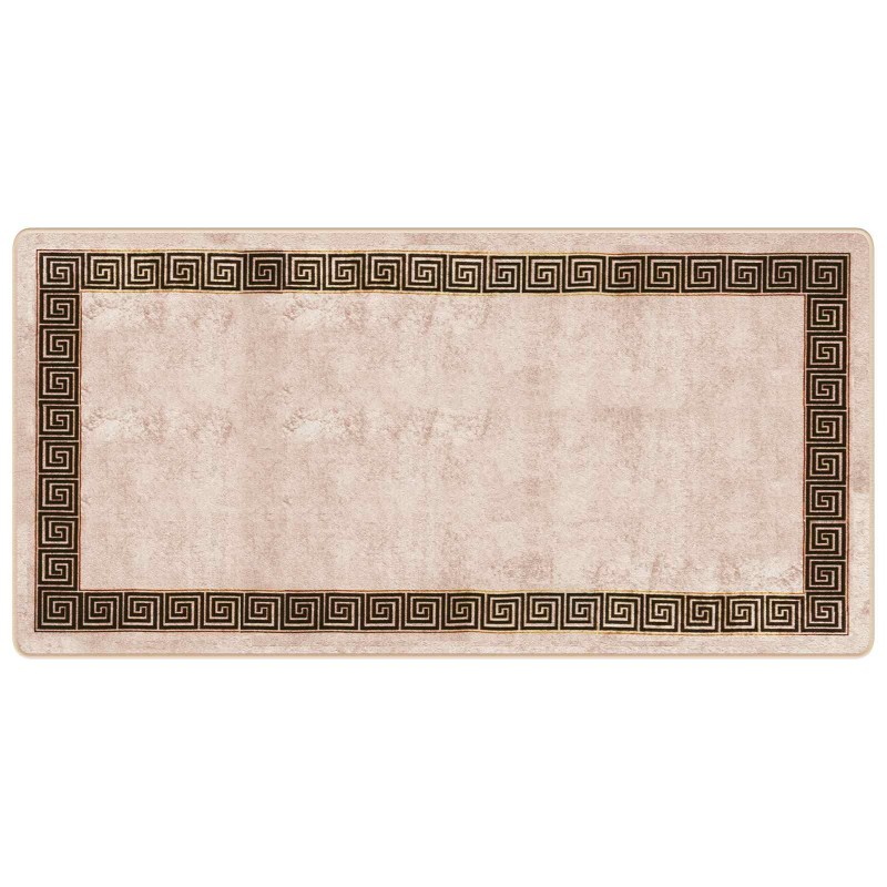 vidaXL Χαλί Runner MARSA Μαύρο 100 x 200 cm Πολυέστερ και PVC