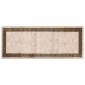 vidaXL Χαλί Runner MARSA Μαύρο 100 x 250 cm Πολυέστερ και PVC