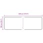 vidaXL Χαλί Runner MARSA Μαύρο 100 x 350 εκ. Πολυέστερ και PVC