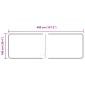 vidaXL Χαλί Runner MARSA Μαύρο 100 x 400 cm Πολυέστερ και PVC
