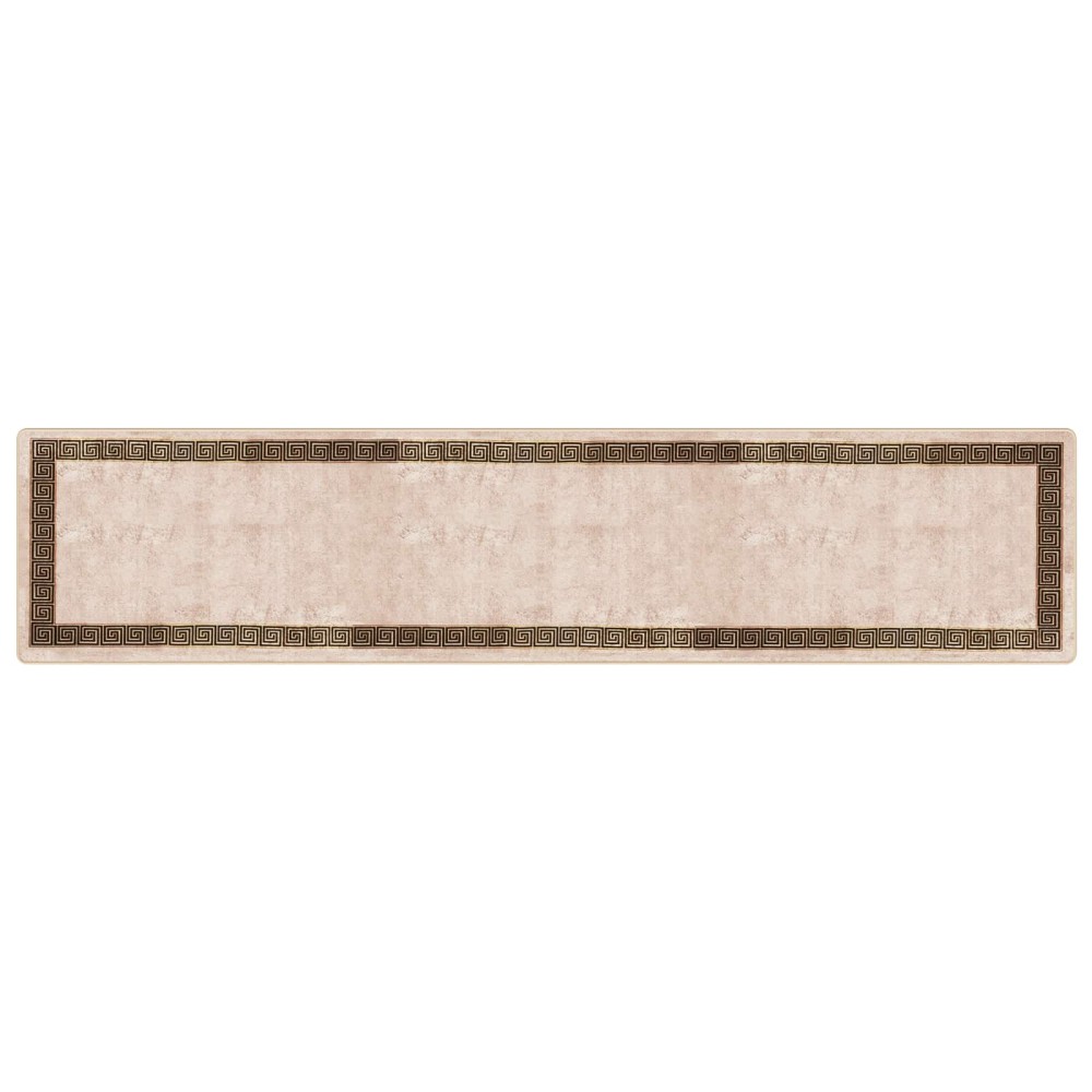 vidaXL Χαλί Runner MARSA Μαύρο 100 x 450 εκ. Πολυέστερ και PVC