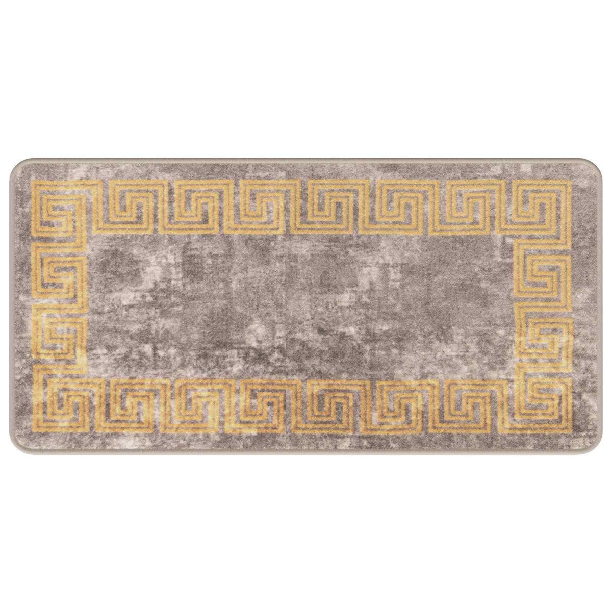 vidaXL Χαλί Runner MARSA Γκρι 50 x 100 cm Πολυέστερ και PVC