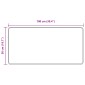 vidaXL Χαλί Runner MARSA Γκρι 50 x 100 cm Πολυέστερ και PVC