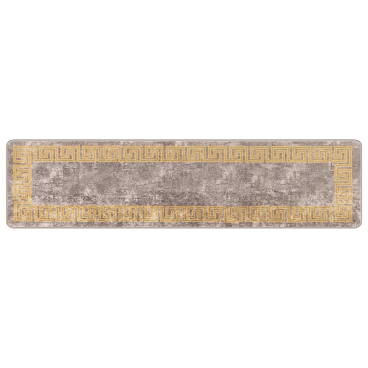 vidaXL Χαλί Runner MARSA Γκρι 50 x 200 εκ. Πολυέστερ και PVC