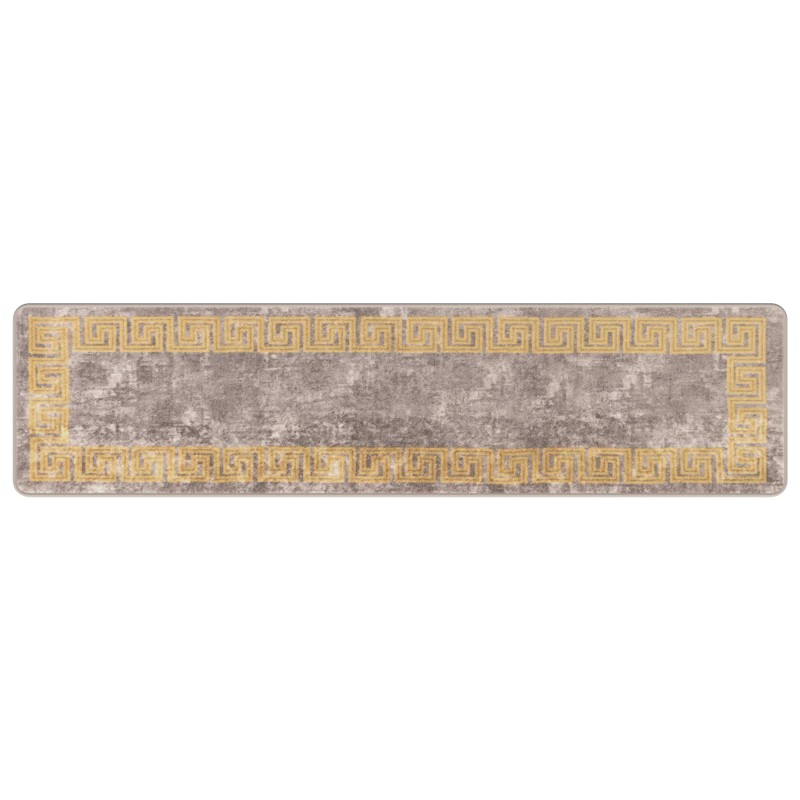 vidaXL Χαλί Runner MARSA Γκρι 50 x 200 εκ. Πολυέστερ και PVC
