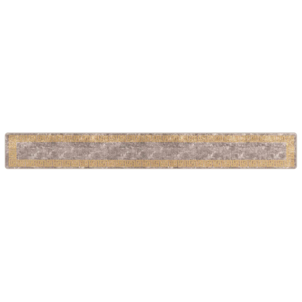 vidaXL Χαλί Runner MARSA Γκρι 50 x 400 εκ. Πολυέστερ και PVC